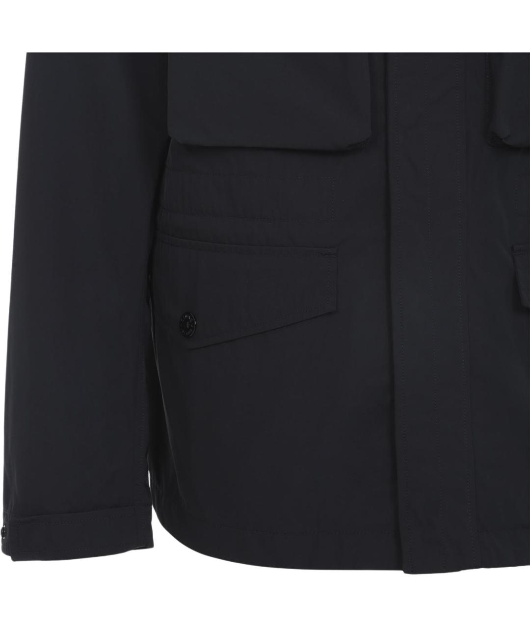 STONE ISLAND Черный пуховик, фото 3