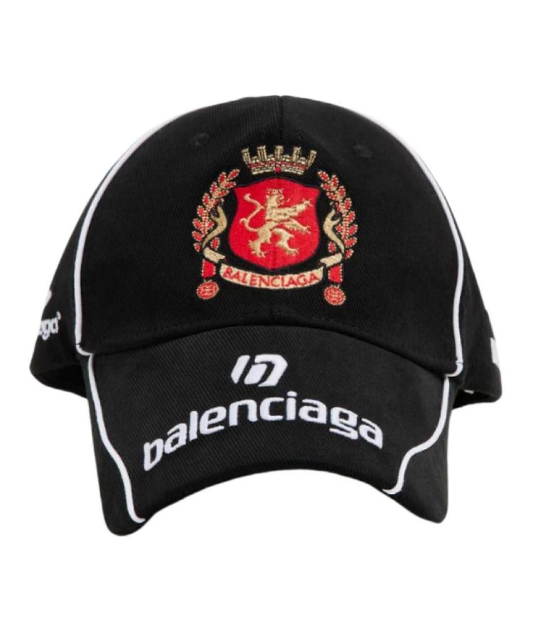 BALENCIAGA Черная хлопковая кепка/бейсболка, фото 1