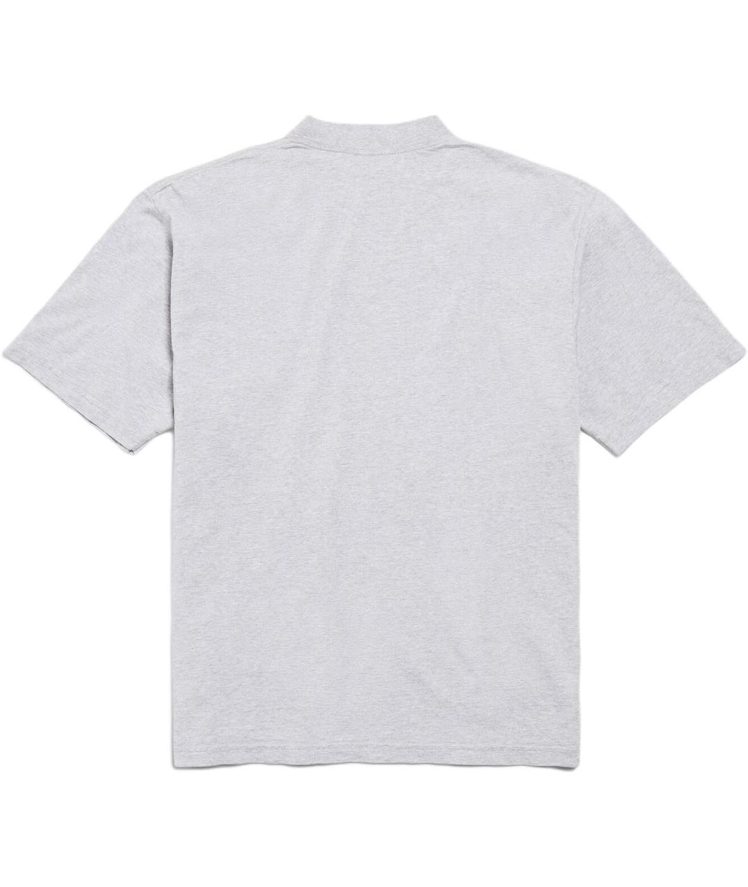 BALENCIAGA Серая футболка, фото 2