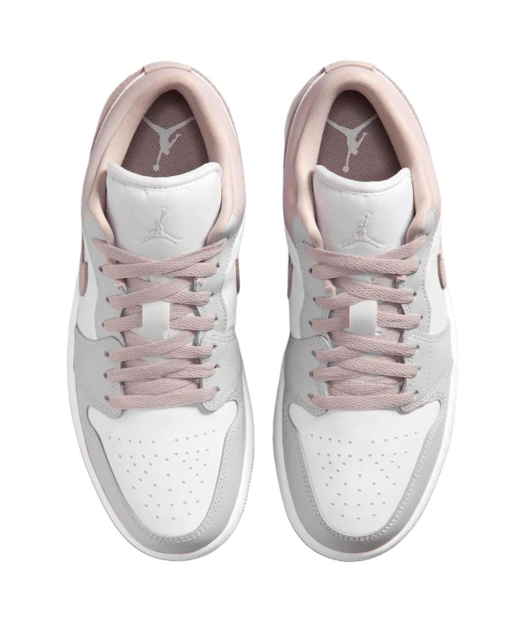 JORDAN Розовые кожаные кеды, фото 4