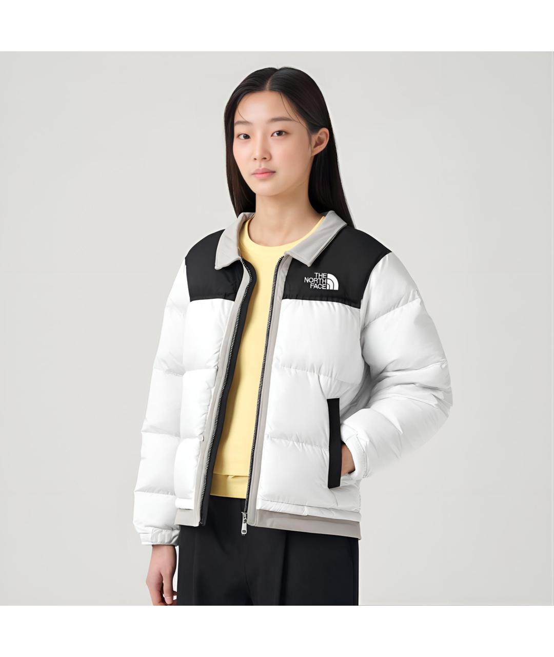 THE NORTH FACE Белая полиамидовая куртка, фото 3