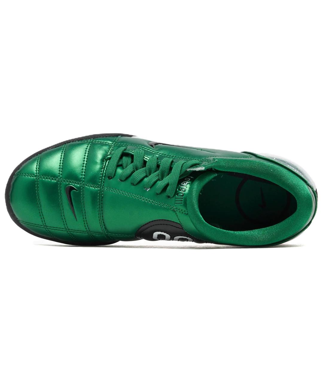 NIKE Зеленые кожаные кроссовки, фото 4