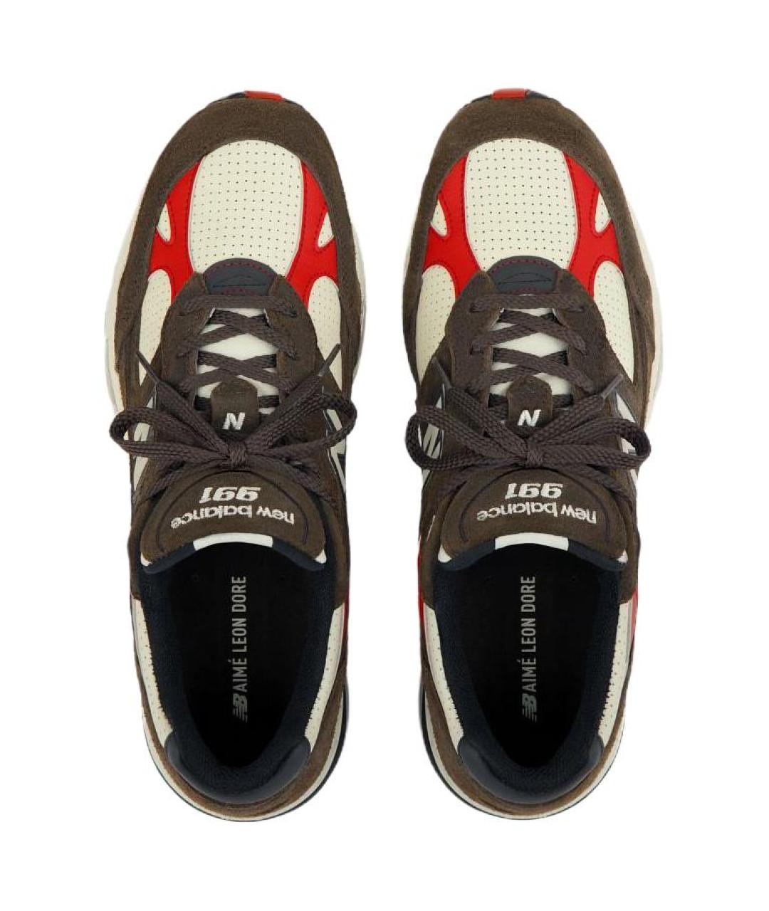 NEW BALANCE Коричневые кроссовки, фото 3