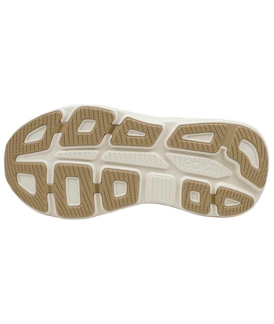 HOKA Серые текстильные высокие кроссовки / кеды, фото 4