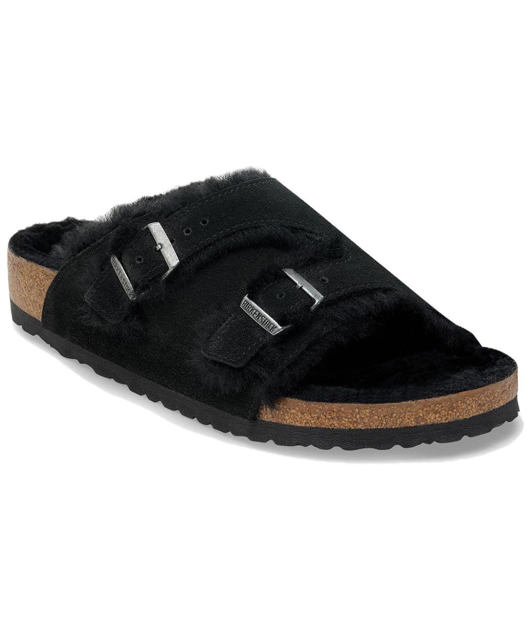 BIRKENSTOCK Черные кожаные сандалии, фото 2