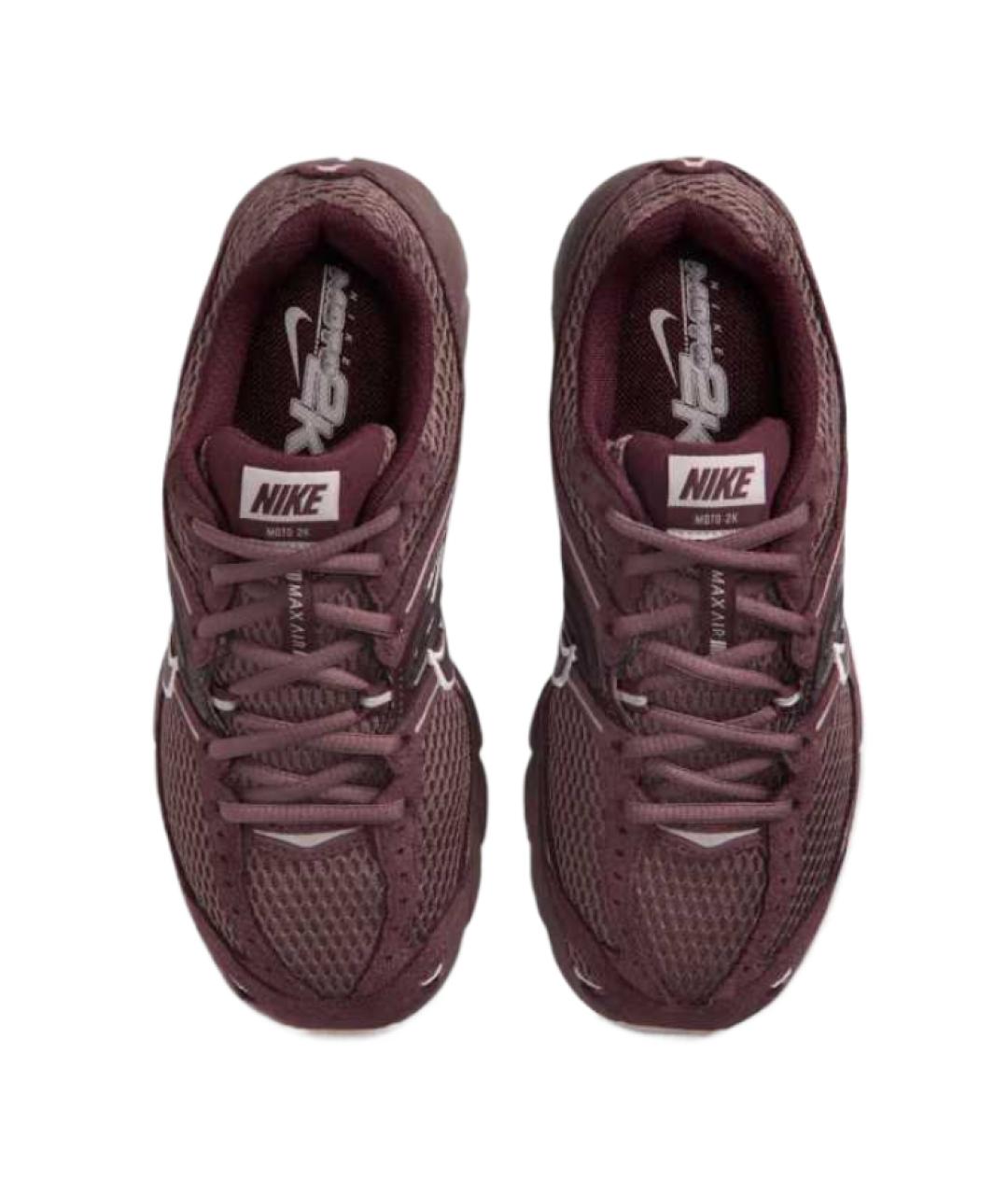 NIKE Бордовые кожаные кроссовки, фото 4