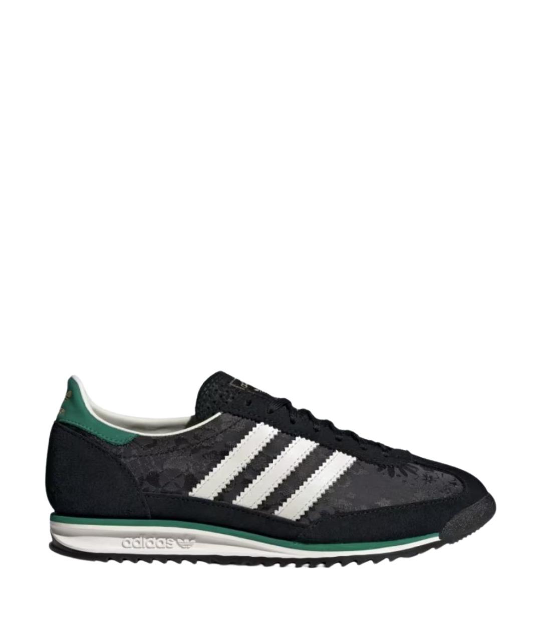 ADIDAS Черные текстильные кроссовки, фото 1