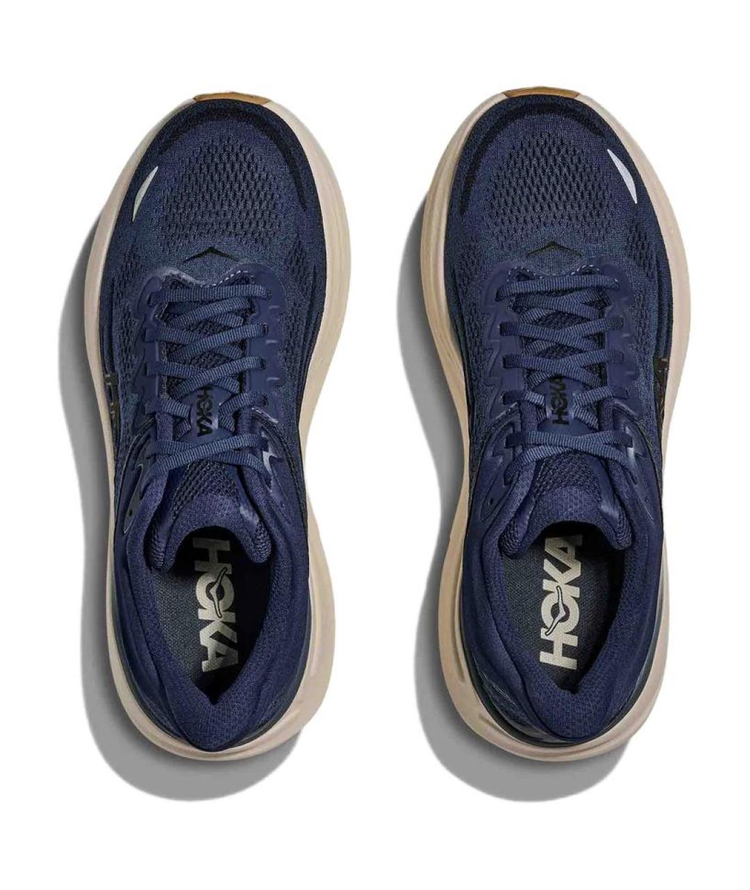 HOKA Синие текстильные низкие кроссовки / кеды, фото 2