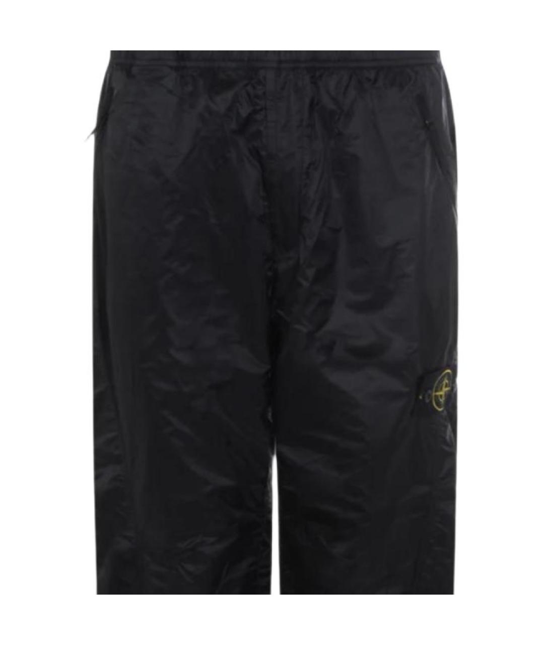 STONE ISLAND Темно-синие повседневные брюки, фото 3