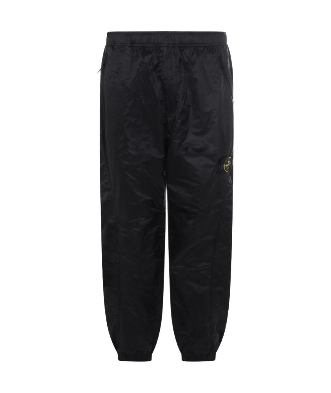 STONE ISLAND Темно-синие повседневные брюки, фото 1