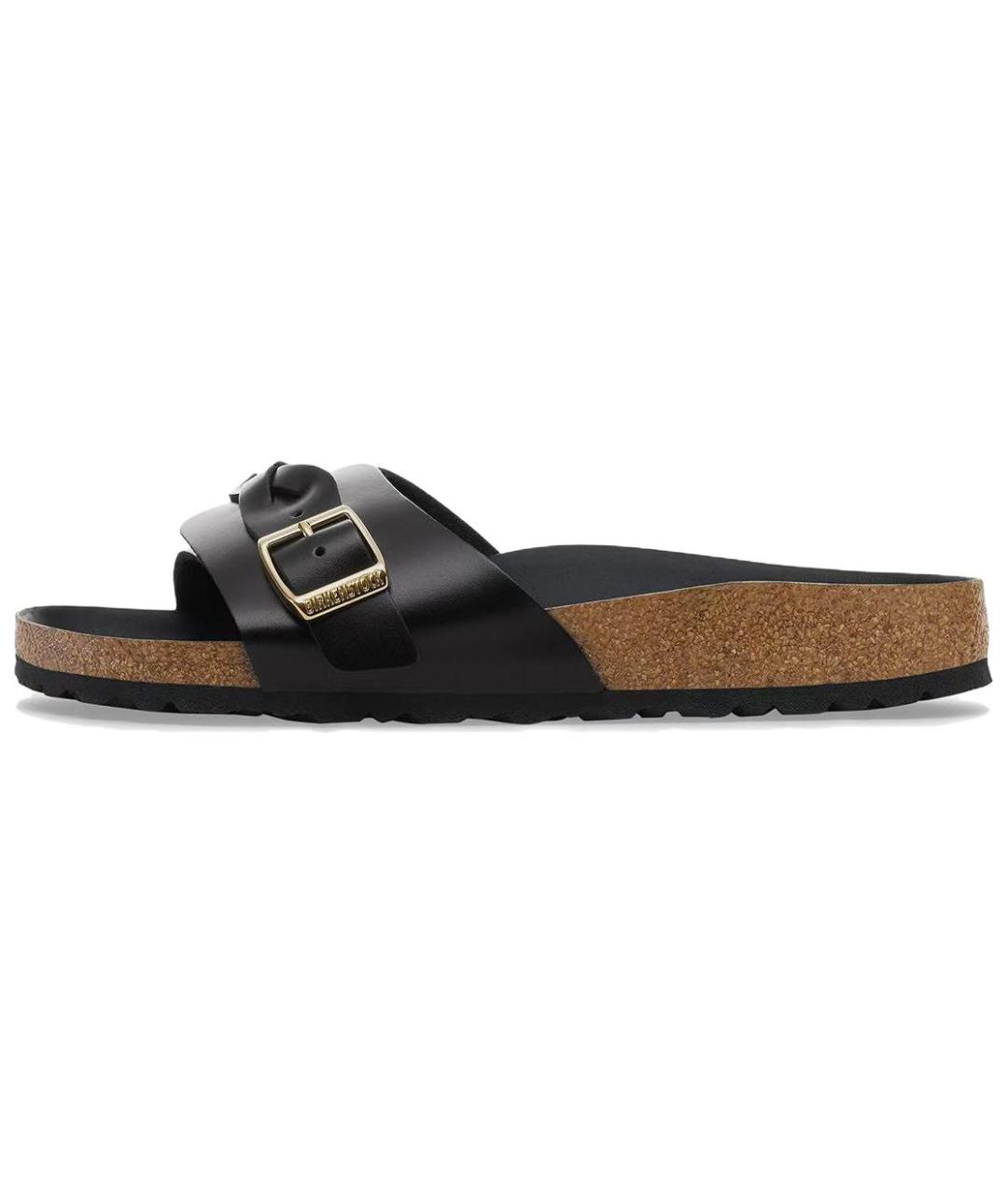 BIRKENSTOCK Черные кожаные сандалии, фото 5