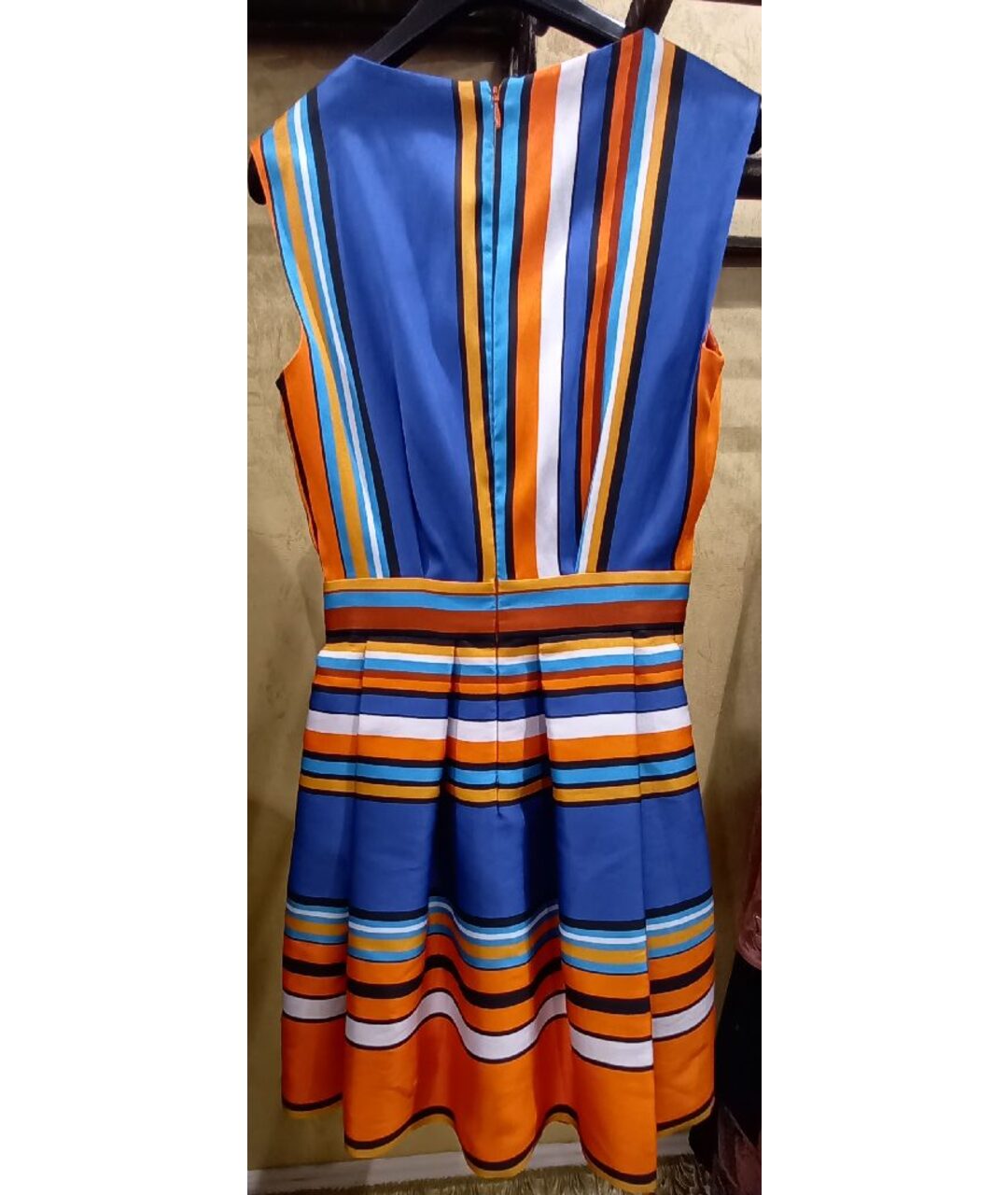 ALBERTA FERRETTI Мульти полиэстеровое коктейльное платье, фото 2