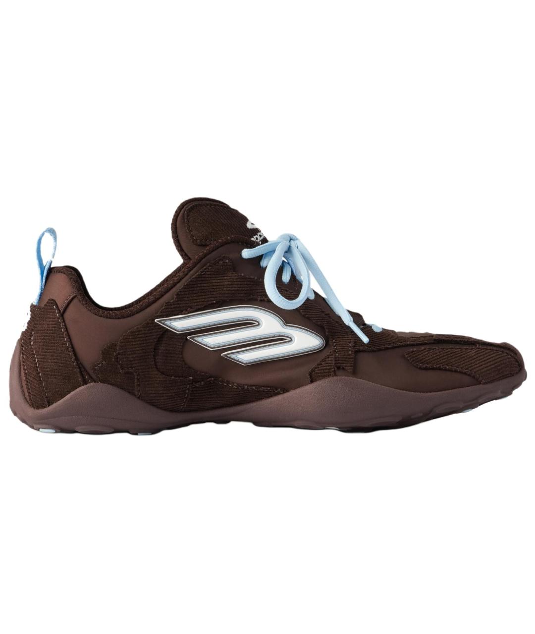 BALENCIAGA Коричневые кроссовки, фото 1