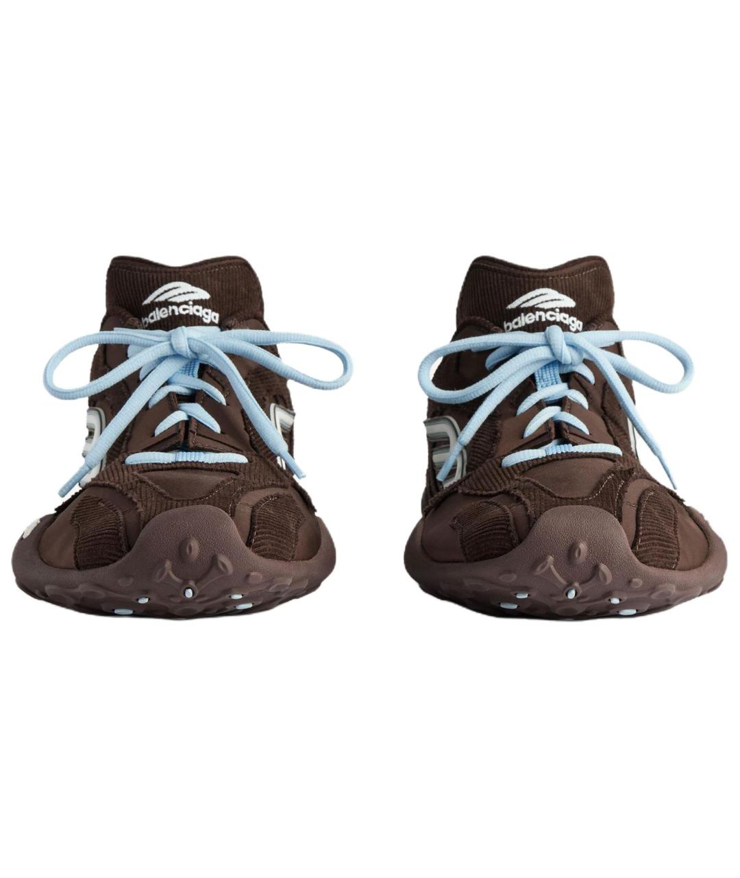 BALENCIAGA Коричневые кроссовки, фото 4