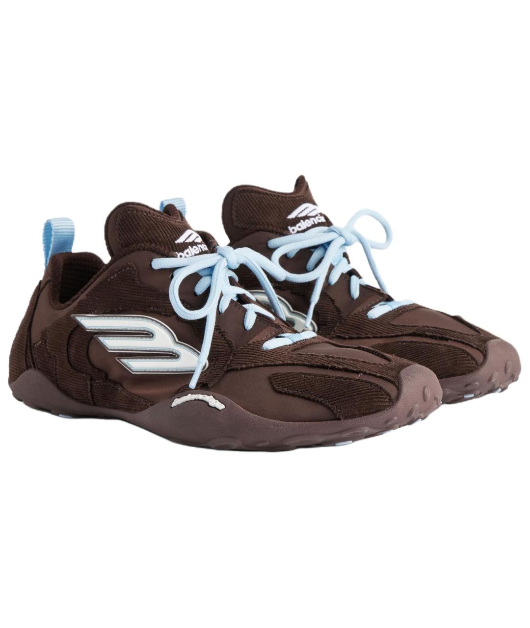 BALENCIAGA Коричневые кроссовки, фото 3