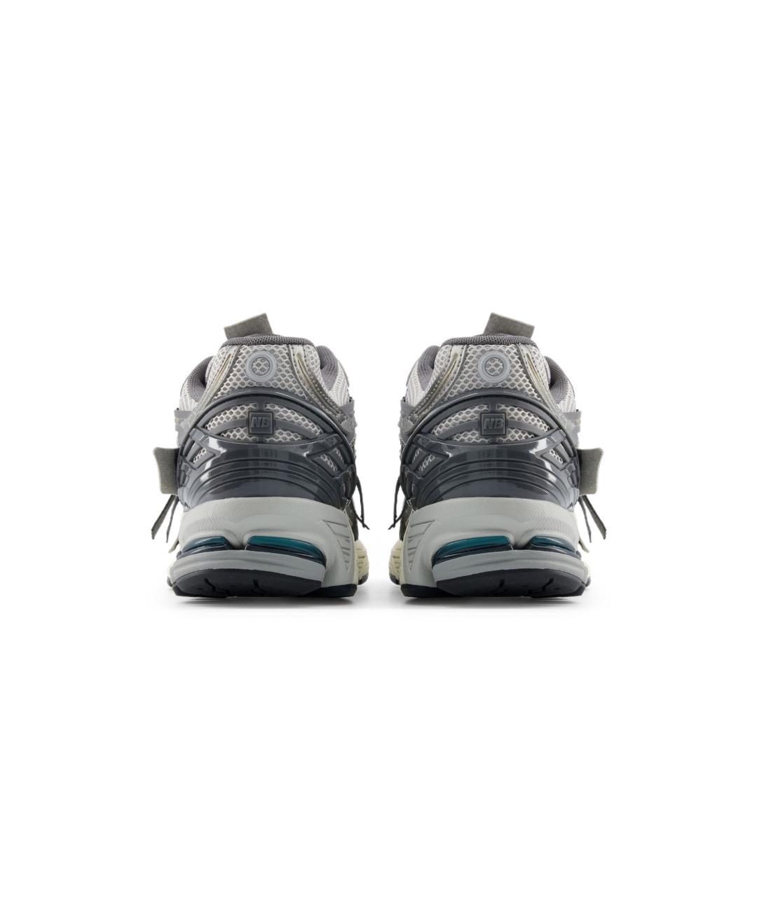 NEW BALANCE Серые кожаные кроссовки, фото 4