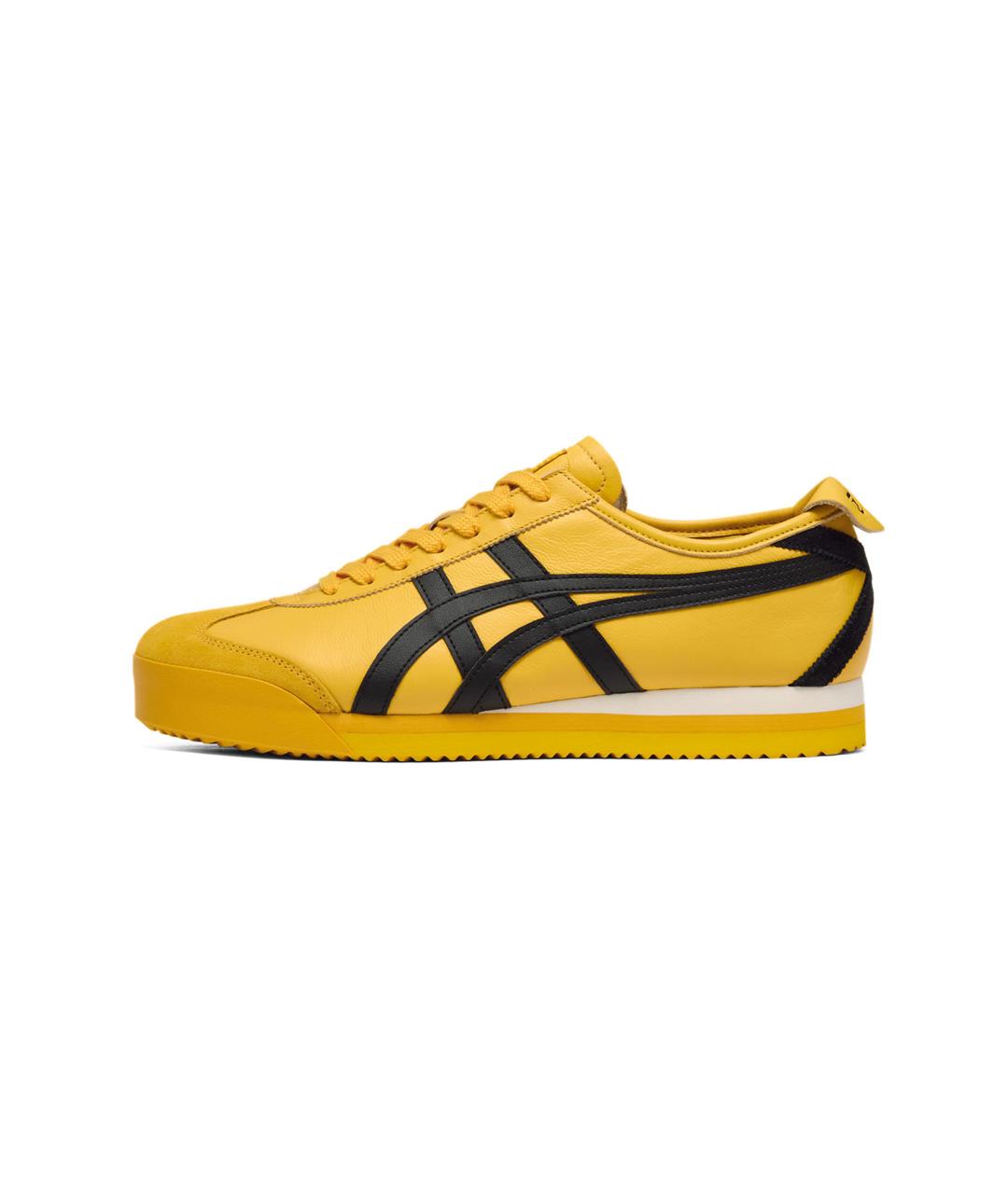 ONITSUKA TIGER Желтые кожаные кроссовки, фото 2