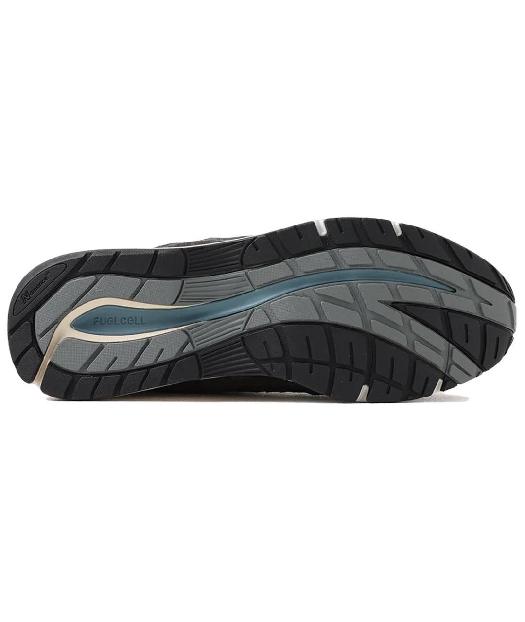 NEW BALANCE Серые нубуковые кроссовки, фото 5