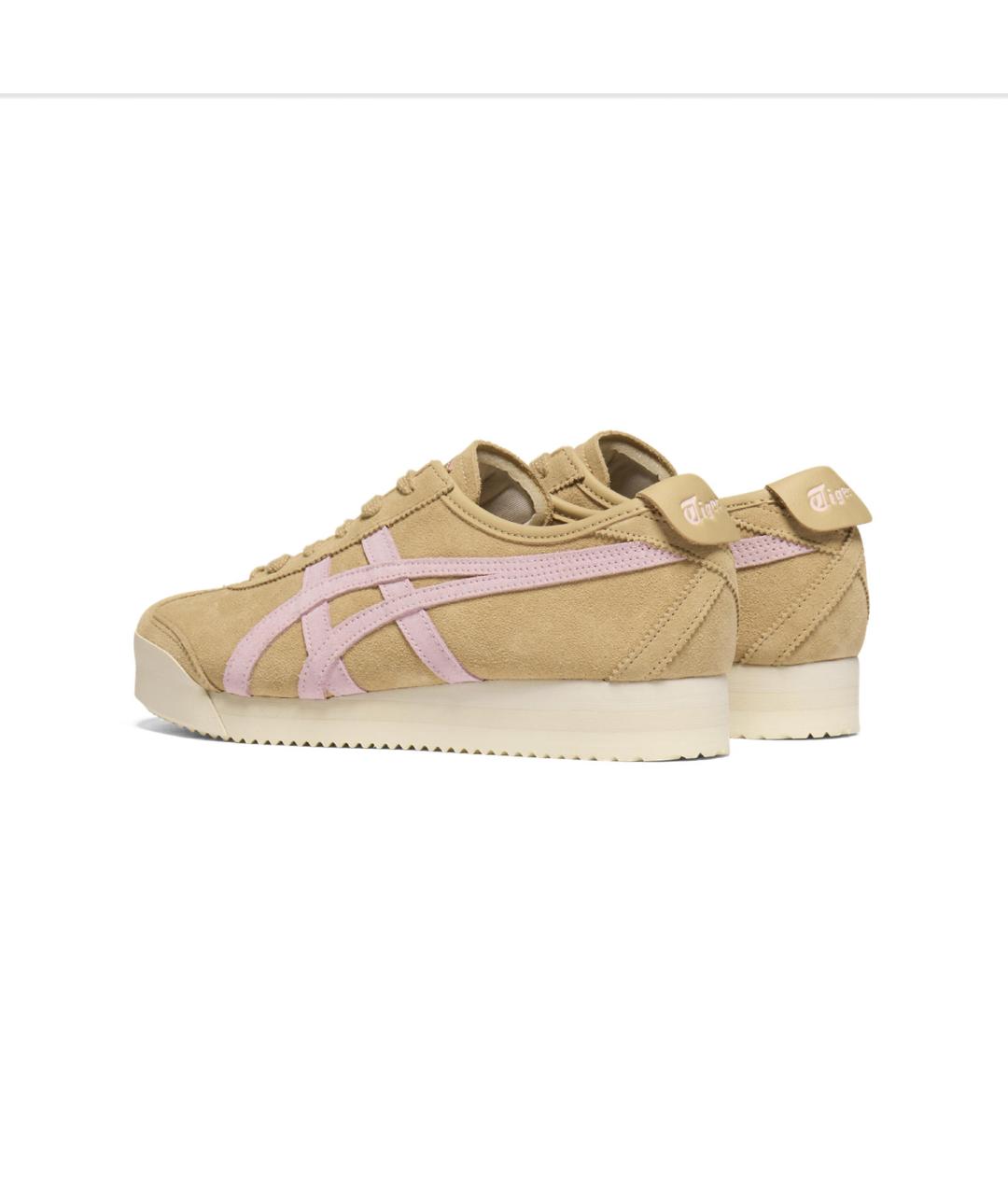 ONITSUKA TIGER Бежевые кожаные кроссовки, фото 4