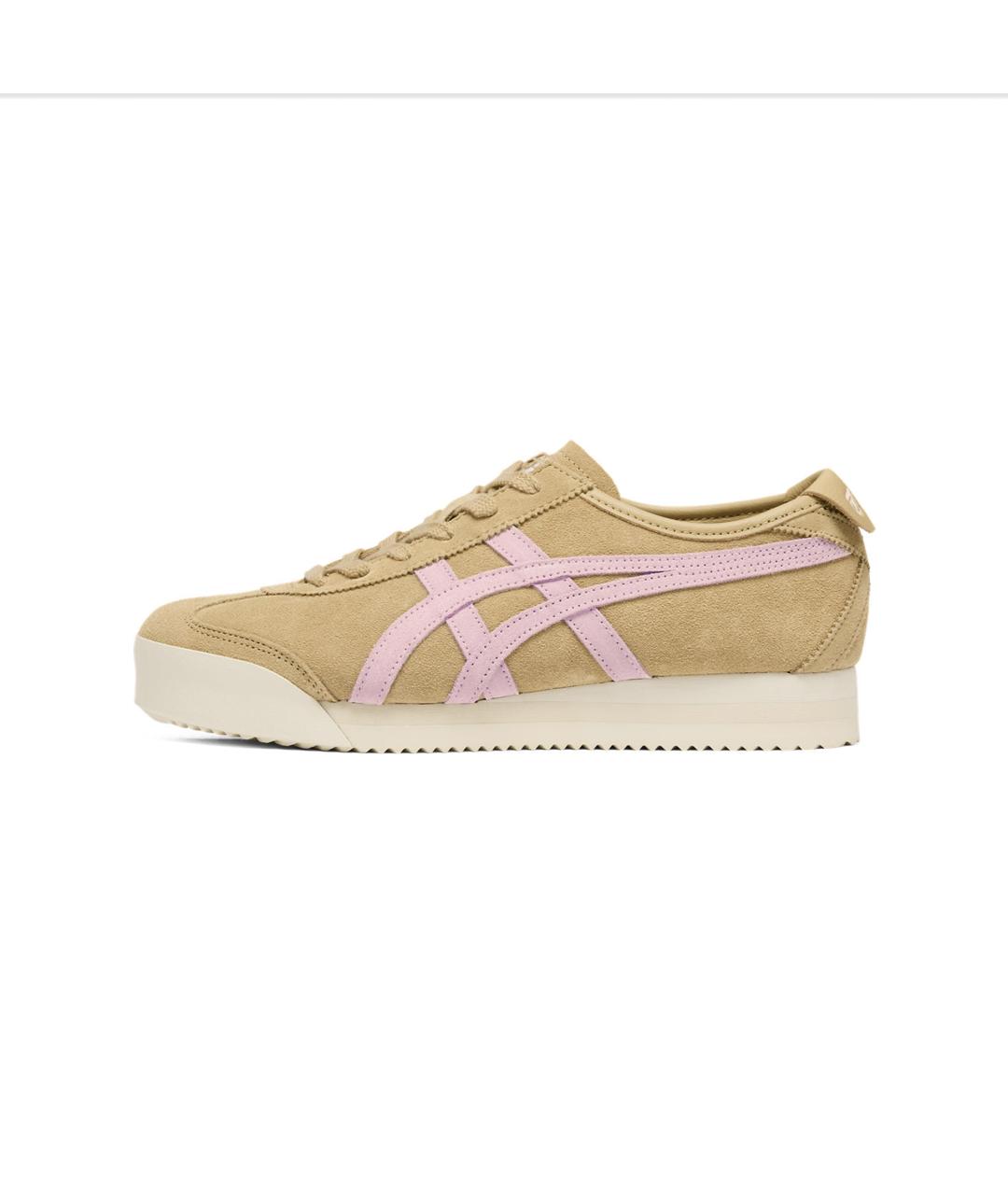 ONITSUKA TIGER Бежевые кожаные кроссовки, фото 2