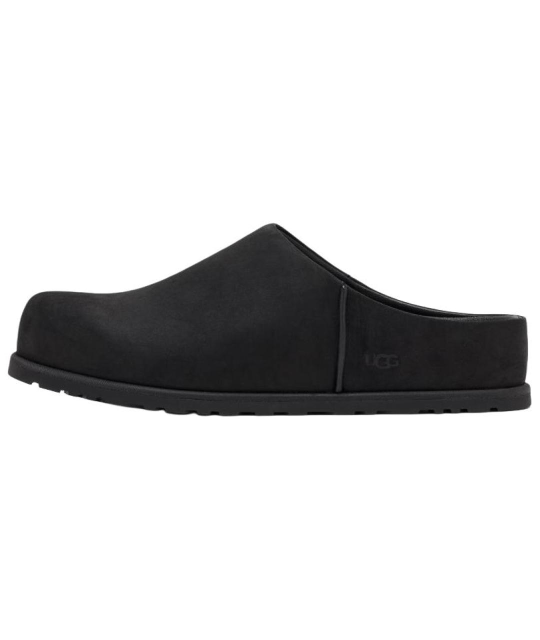 UGG AUSTRALIA Черные замшевые слипоны, фото 4