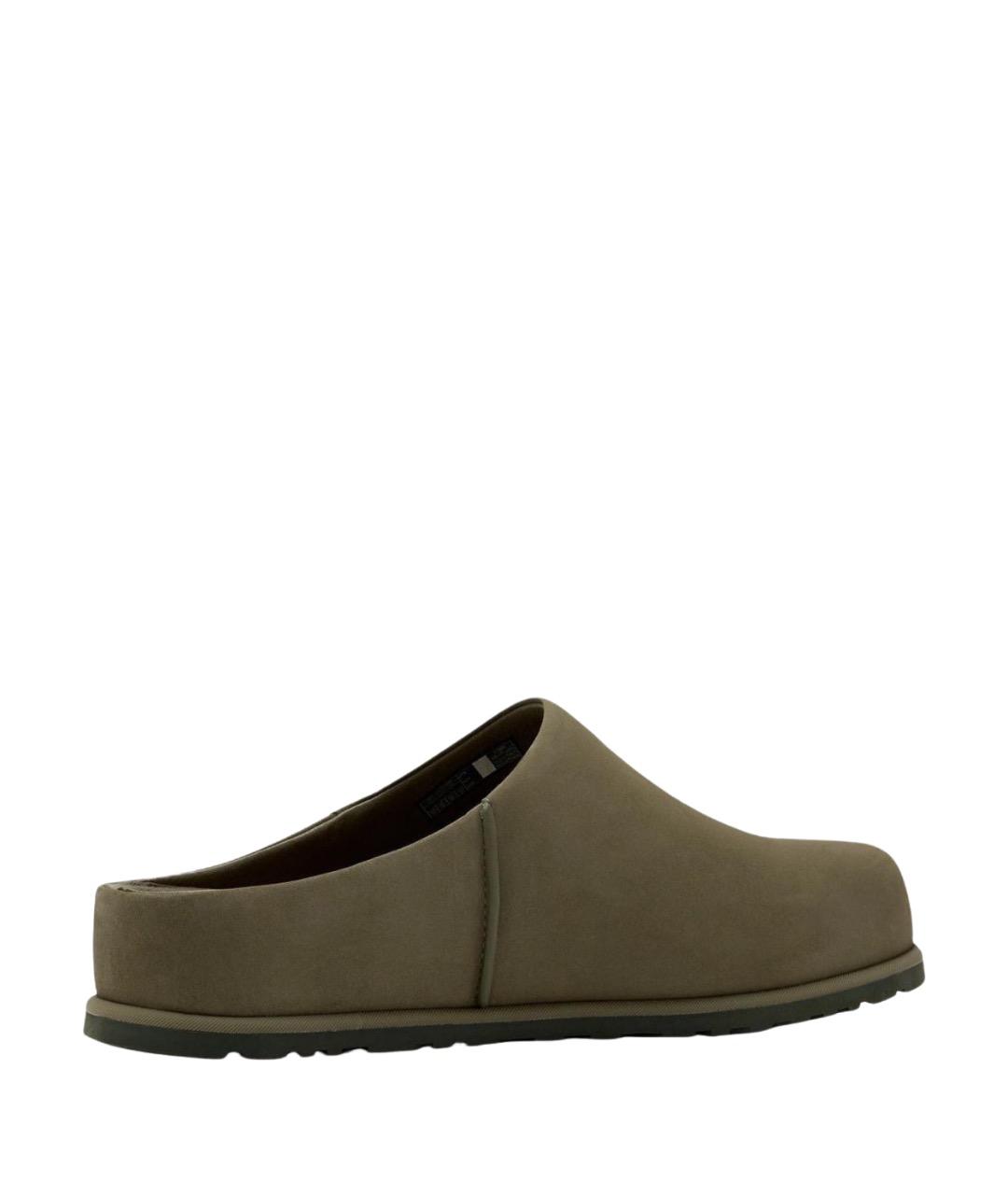 UGG AUSTRALIA Хаки замшевые слипоны, фото 1