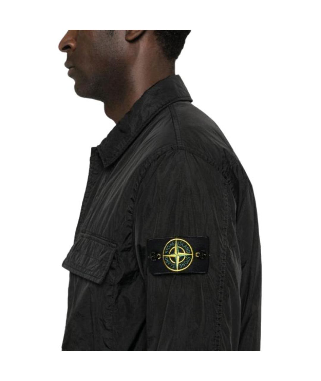 STONE ISLAND Черная куртка, фото 5