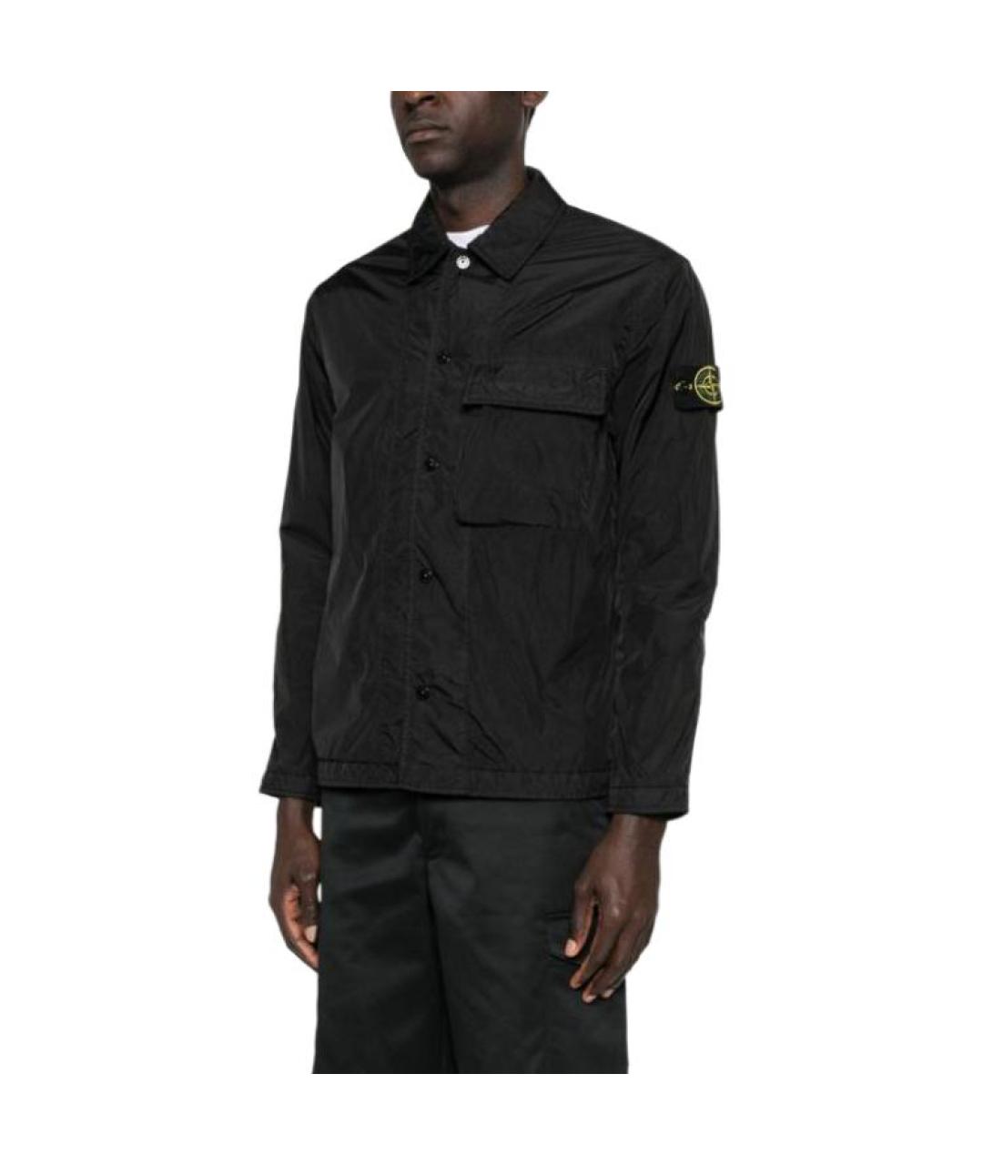 STONE ISLAND Черная куртка, фото 3