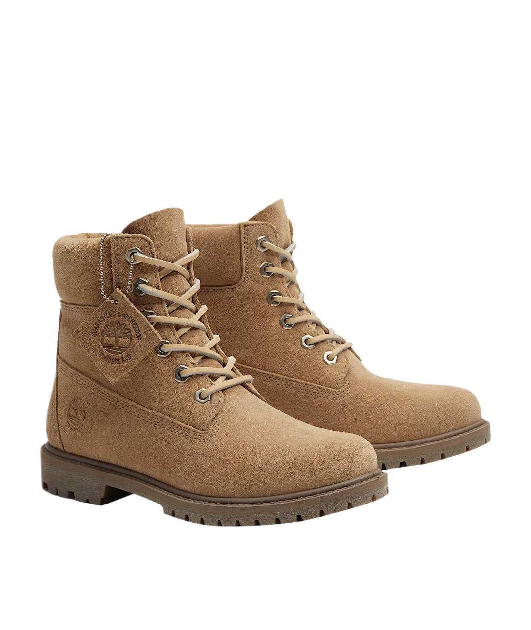TIMBERLAND Бежевые кожаные сапоги, фото 4