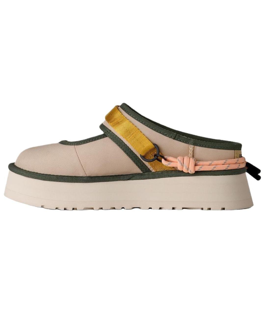 UGG AUSTRALIA Бежевые нубуковые мюли, фото 2