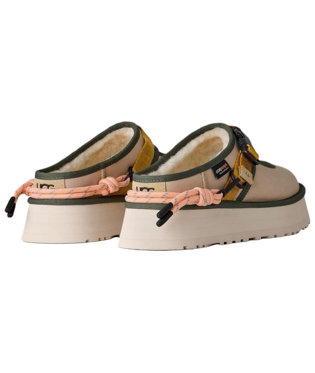 UGG AUSTRALIA Бежевые нубуковые мюли, фото 4