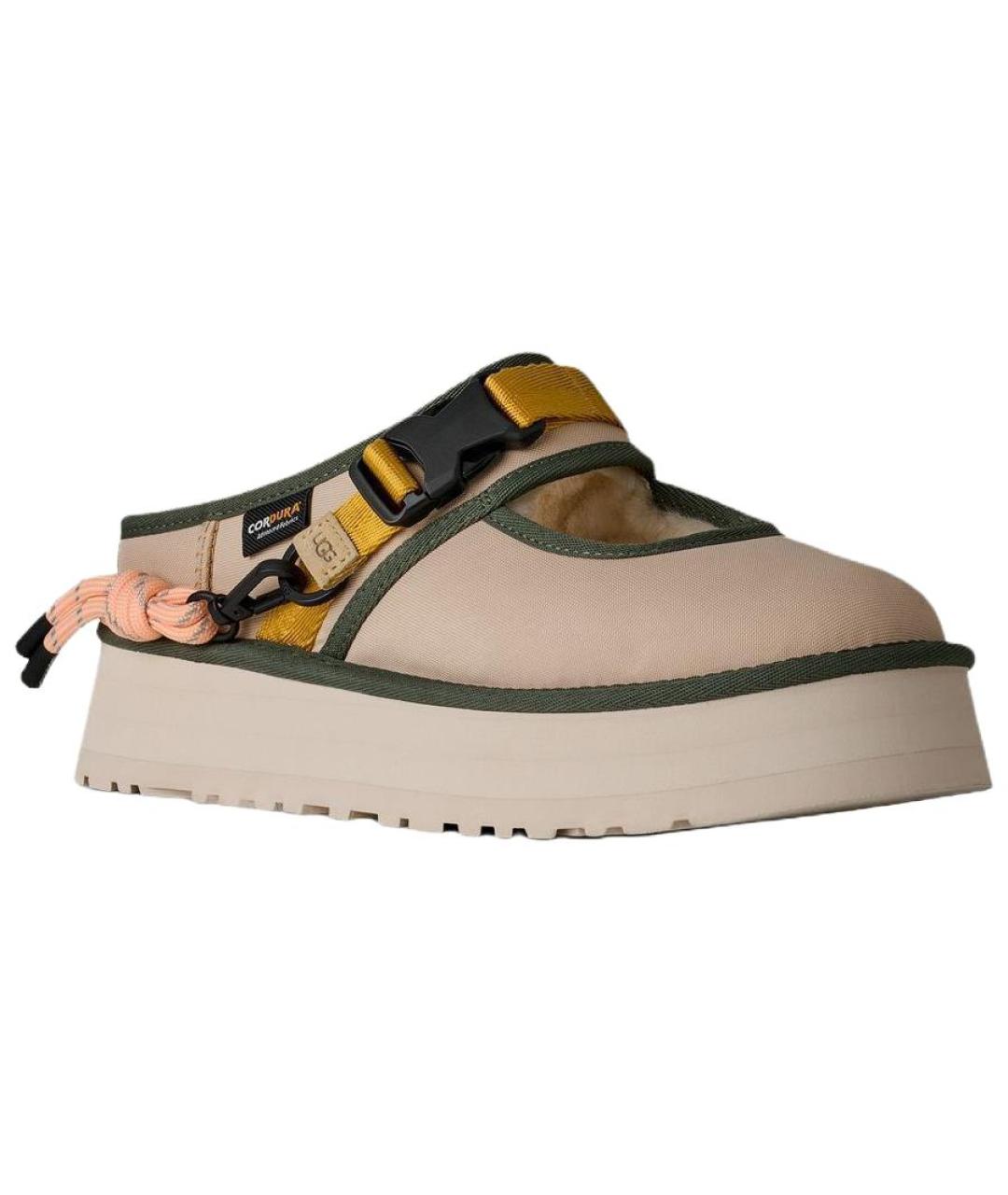 UGG AUSTRALIA Бежевые нубуковые мюли, фото 3