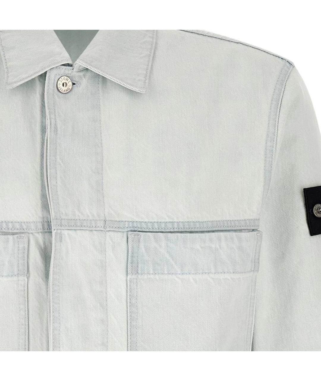 STONE ISLAND Голубая куртка, фото 3