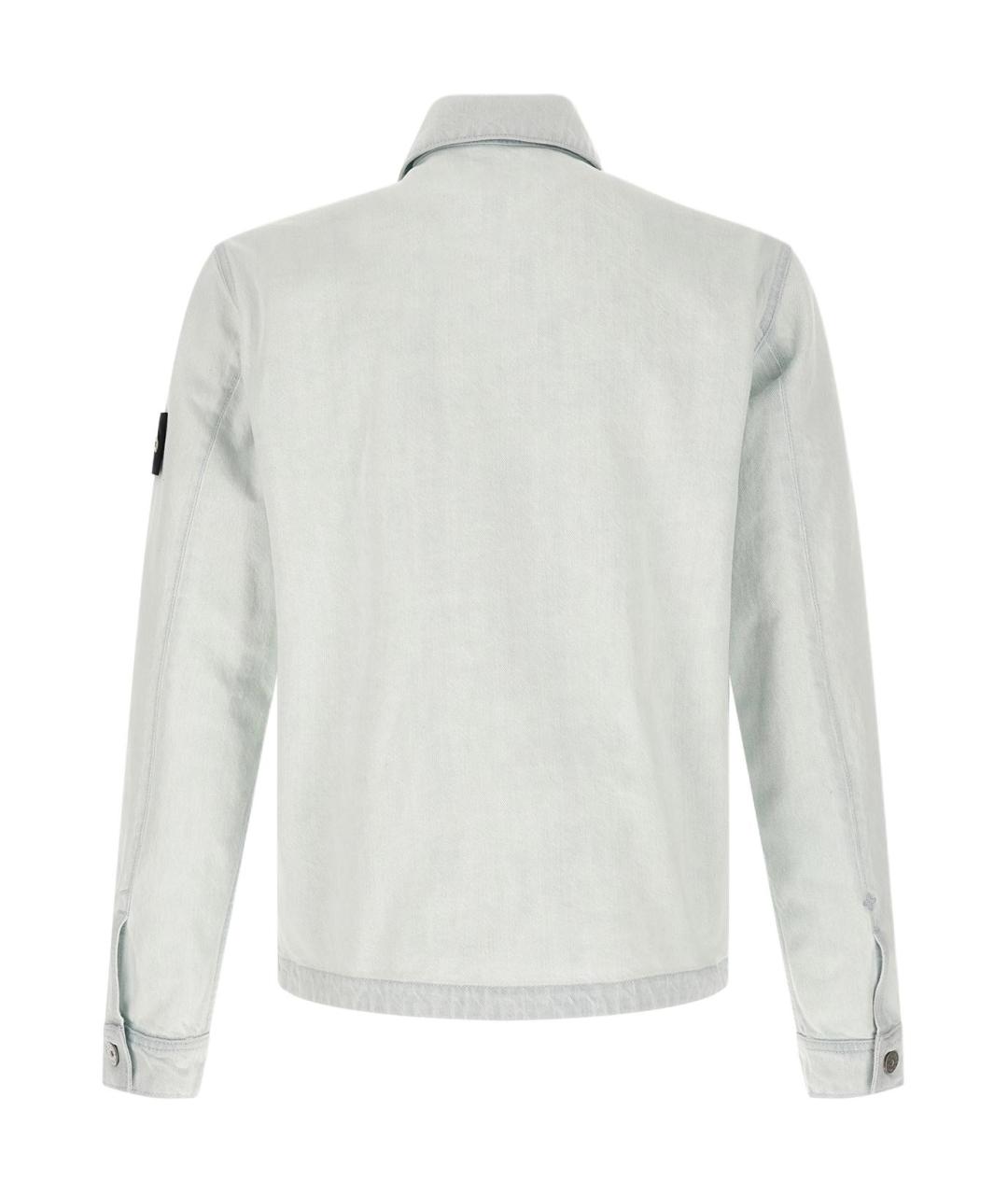 STONE ISLAND Голубая куртка, фото 2