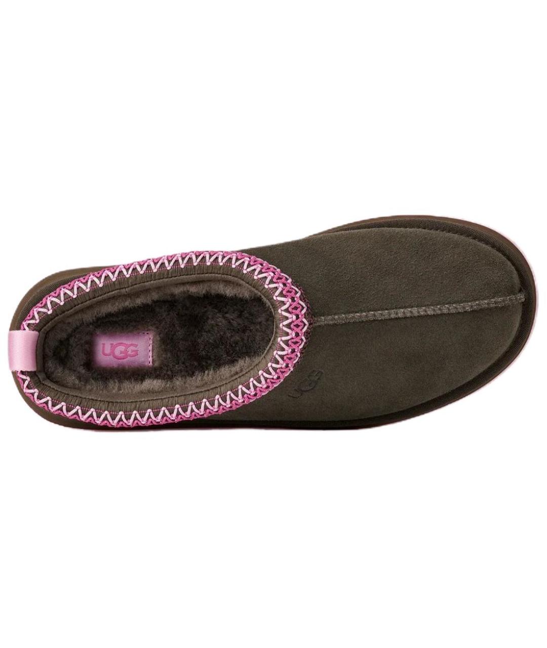 UGG AUSTRALIA Коричневые нубуковые мюли, фото 5