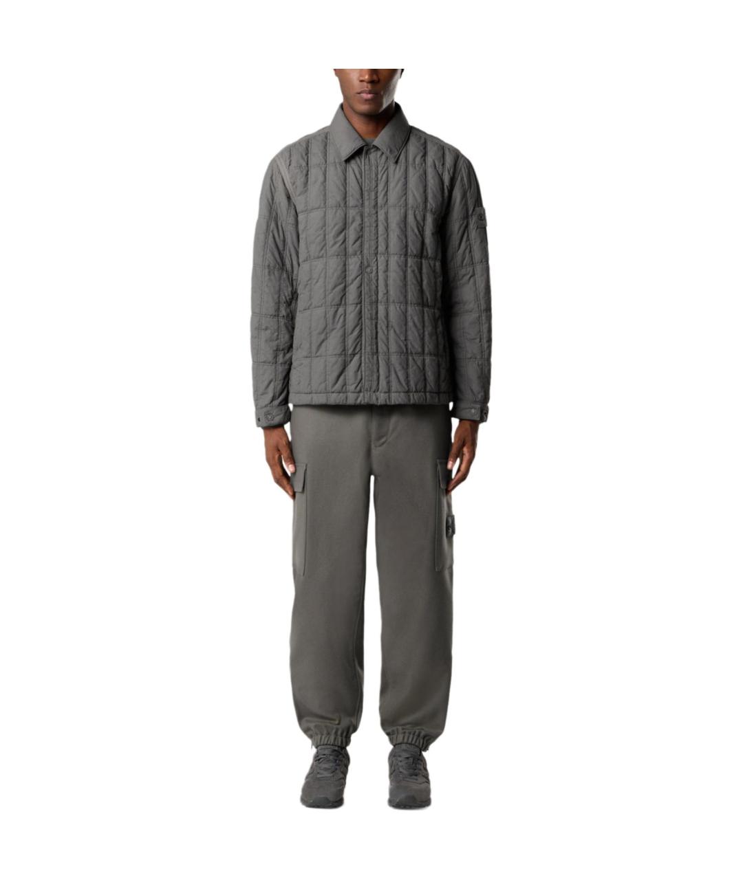 STONE ISLAND Серая куртка, фото 3