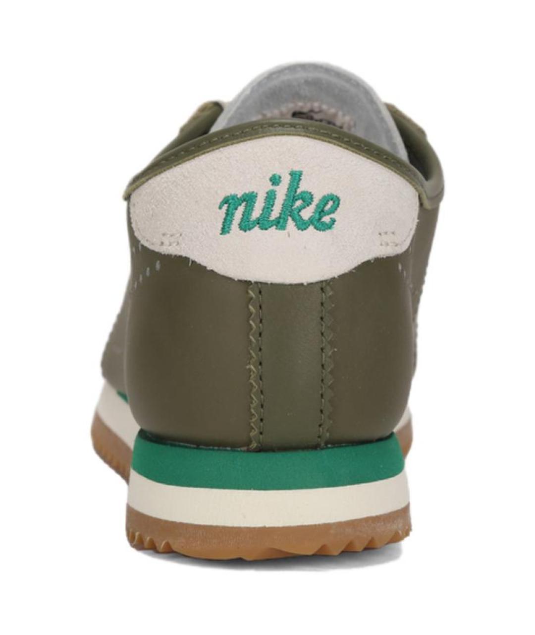 NIKE Зеленые кожаные кеды, фото 4