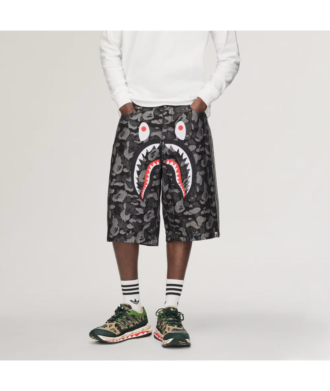 ADIDAS Черные шорты, фото 4