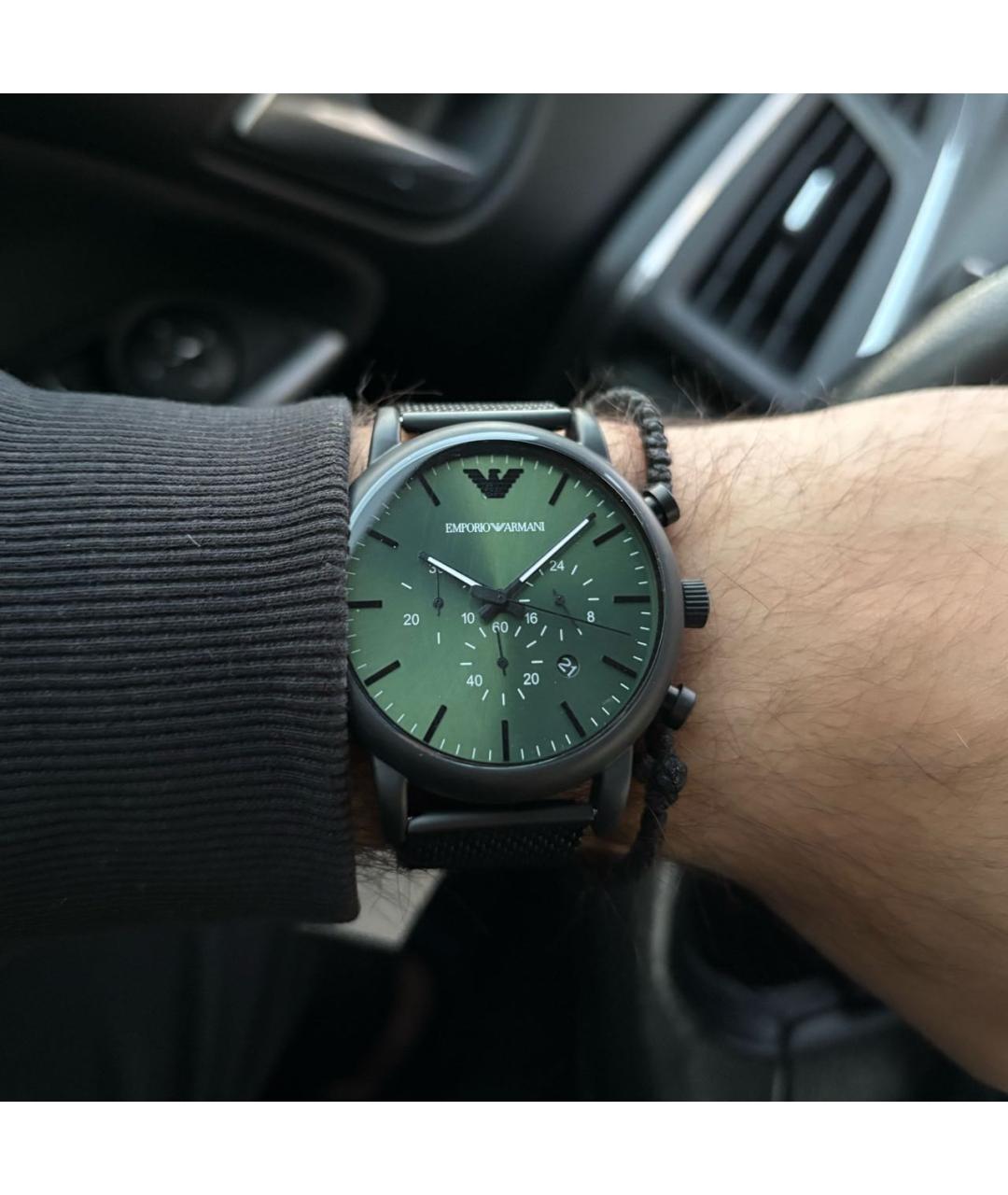 EMPORIO ARMANI Зеленые часы, фото 5