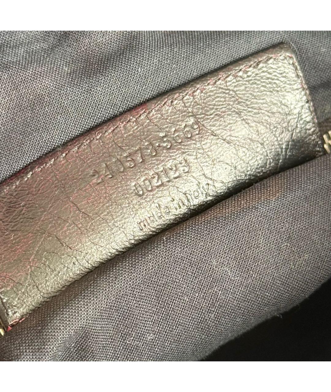 BALENCIAGA Коричневая кожаная сумка с короткими ручками, фото 6