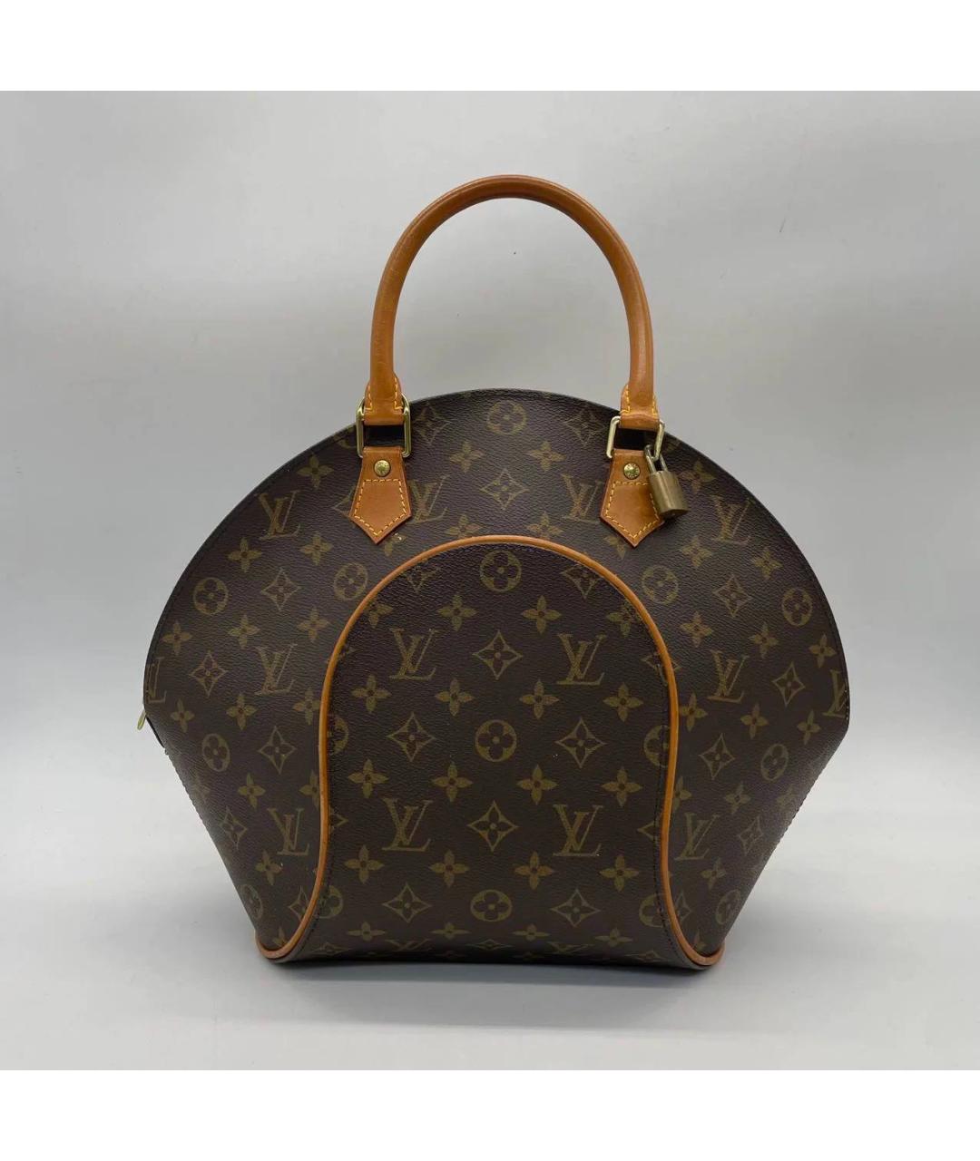 LOUIS VUITTON Коричневая сумка с короткими ручками, фото 3