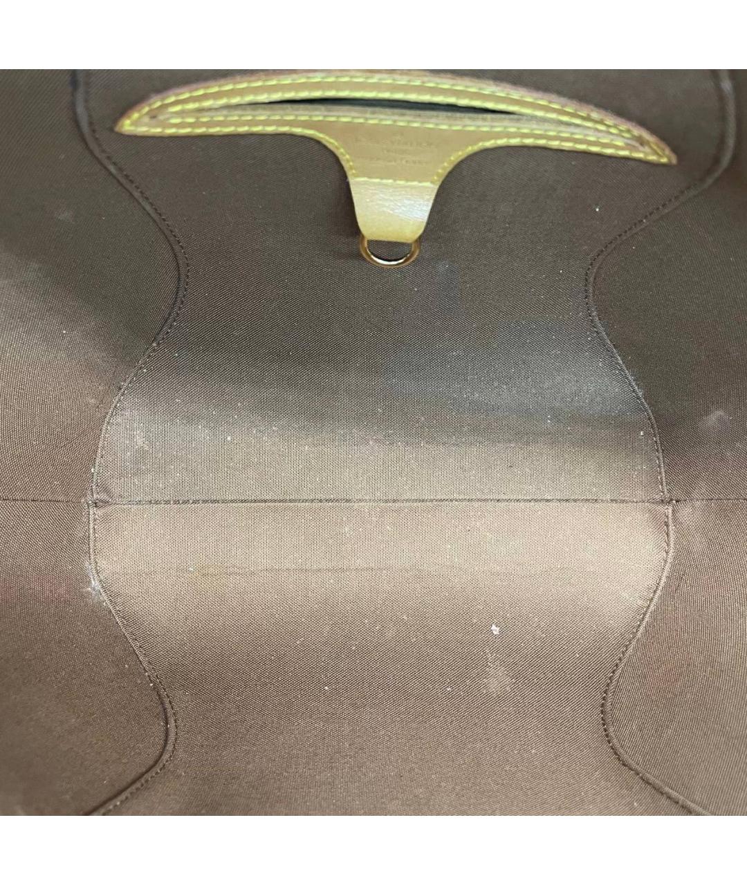 LOUIS VUITTON Коричневая сумка с короткими ручками, фото 4