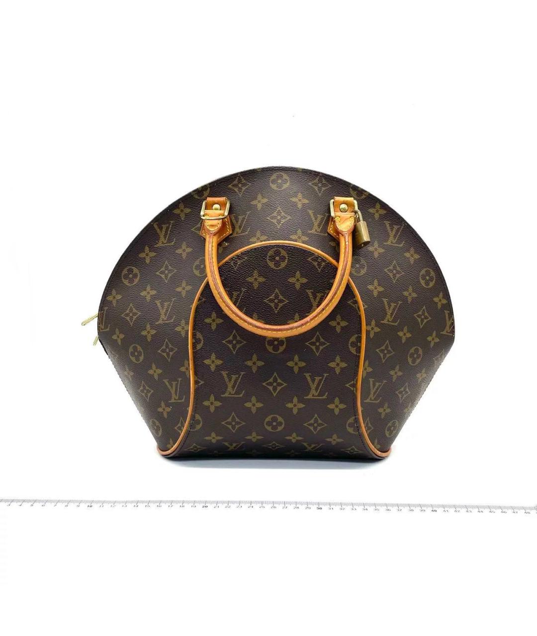 LOUIS VUITTON Коричневая сумка с короткими ручками, фото 10