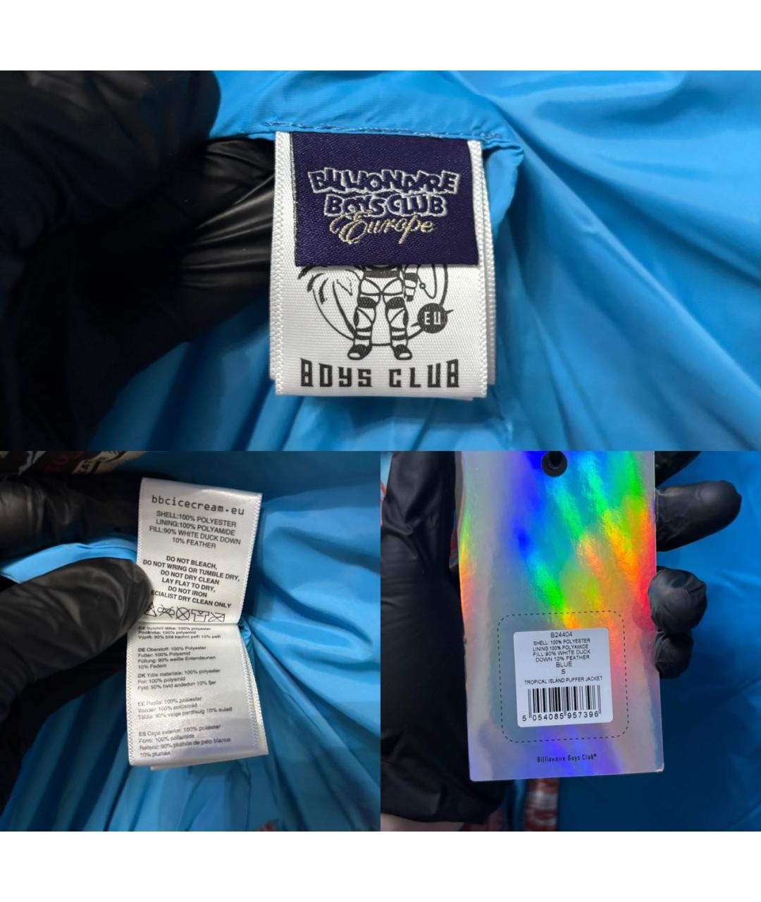 BILLIONAIRE BOYS CLUB Голубой пуховик, фото 8