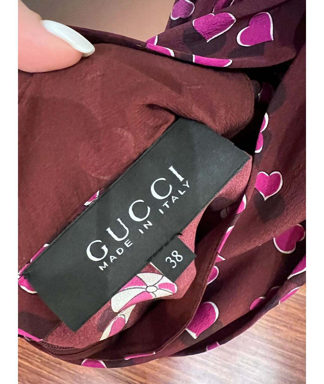 GUCCI Мульти шелковое коктейльное платье, фото 3