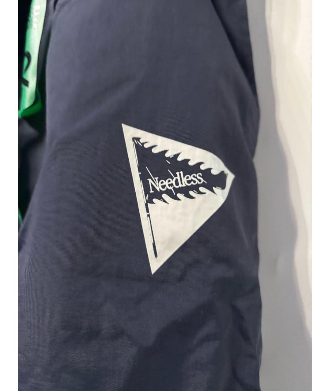 NEEDLES Темно-синие повседневные брюки, фото 5