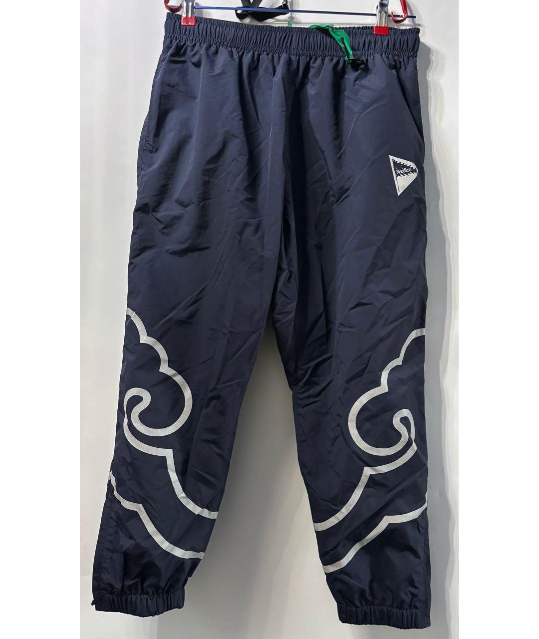 NEEDLES Темно-синие повседневные брюки, фото 8