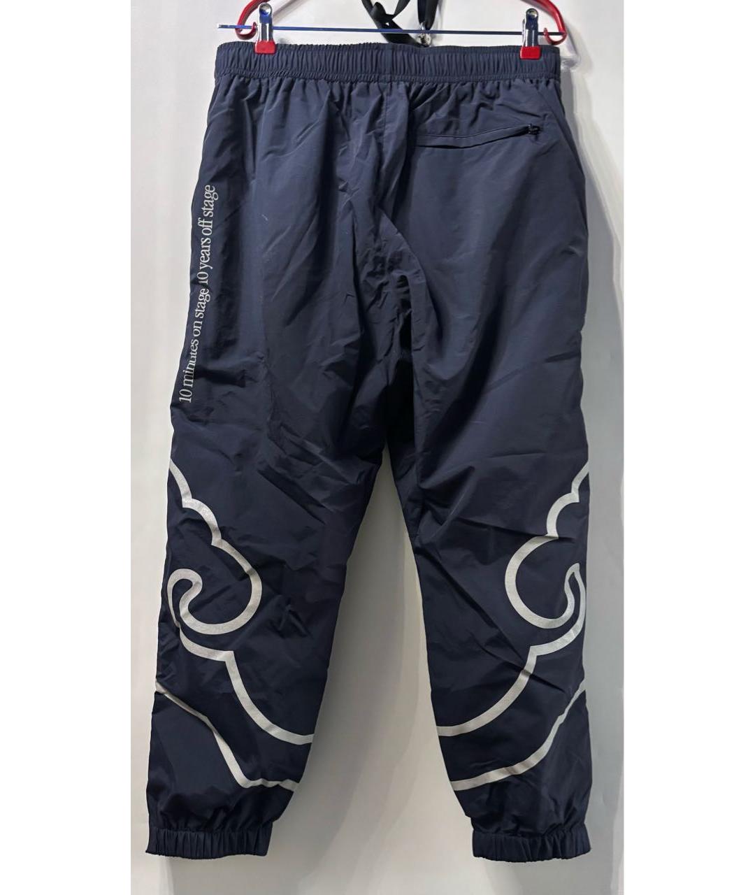 NEEDLES Темно-синие повседневные брюки, фото 2