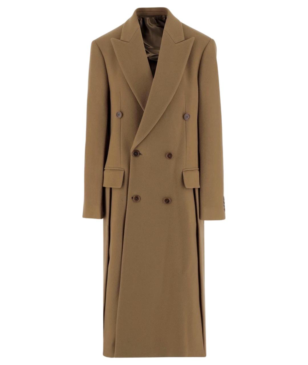 PHOEBE PHILO Коричневое кашемировое пальто, фото 1