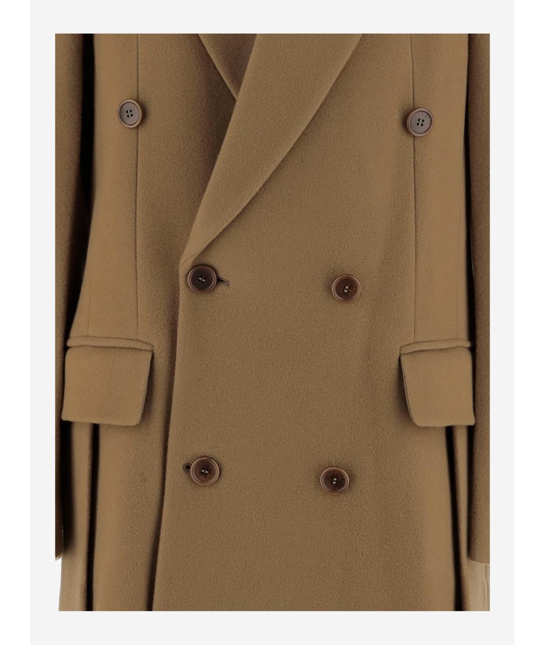 PHOEBE PHILO Коричневое кашемировое пальто, фото 3